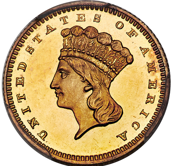 Picture of 1864 GOLD G$1 PR66 DCAM