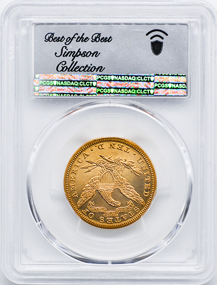 Picture of 1889 LIBERTY HEAD $10 PR66 RAWCAM