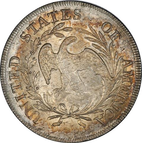 Picture of 1798 DRAPED BUST $1 MS61