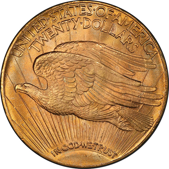 Picture of 1931 ST. GAUDENS $20 MS65+