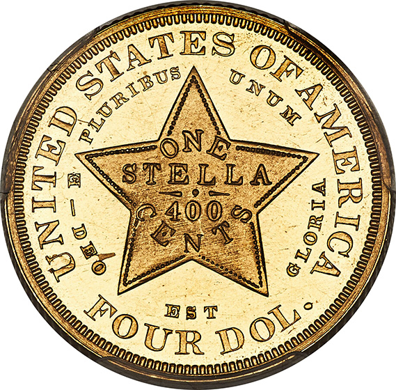 Picture of 1879 $4 STELLA PR63 CAM