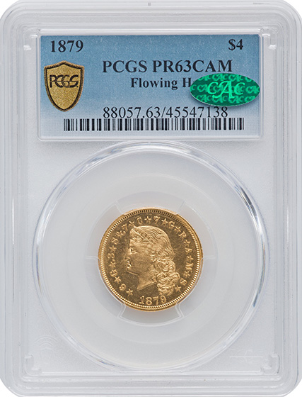 Picture of 1879 $4 STELLA PR63 CAM