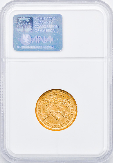 Picture of 1861-D LIBERTY $5 MS58