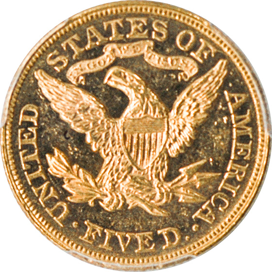 Picture of 1876 LIBERTY $5 MS62