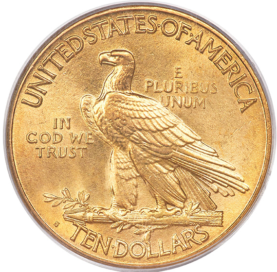Picture of 1915-S INDIAN $10 MS65