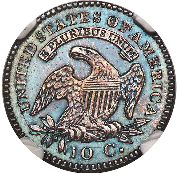 Picture of 1824 CAPPED BUST 10C PR65