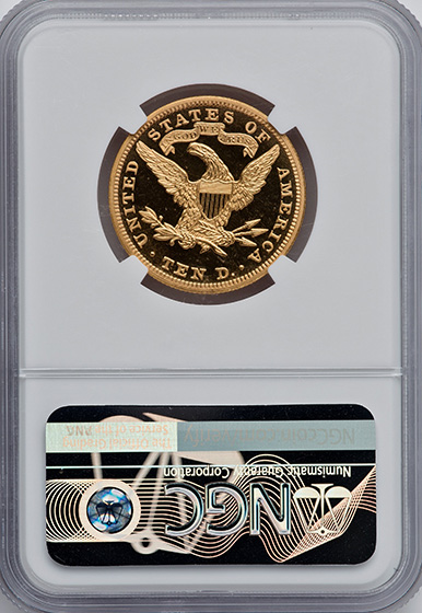 Picture of 1893 LIBERTY HEAD $10 PR65 DCAM