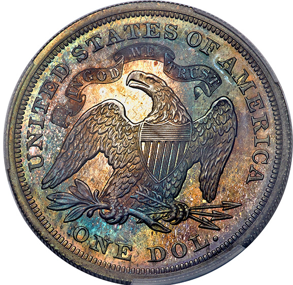 Picture of 1870 LIBERTY SEATED S$1 PR67 CAM