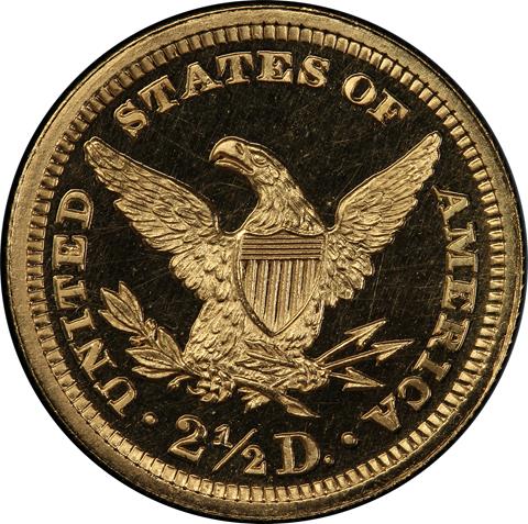 1892 LIBERTY HEAD $2.5 PR66 DCAM