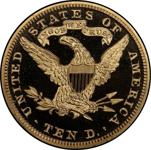 Picture of 1899 LIBERTY HEAD $10 PR66 DCAM