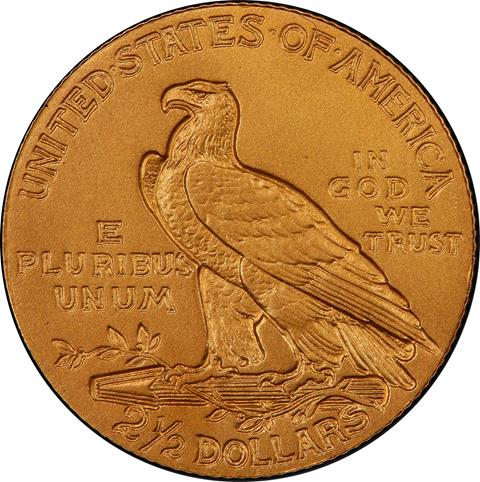 1908 INDIAN $2.5 PR67