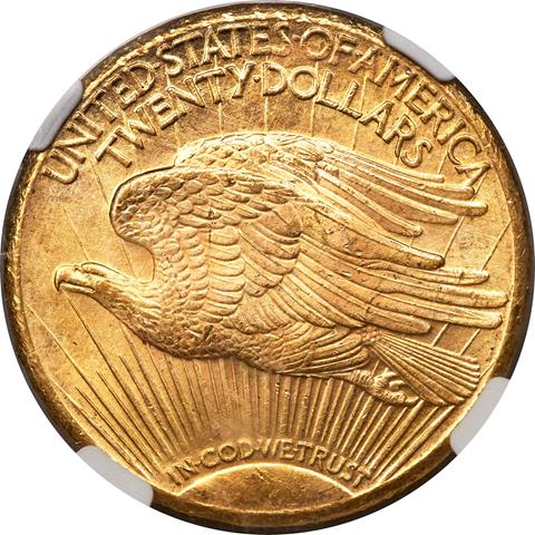 1924-S ST. GAUDENS $20 MS65