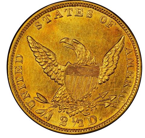 Picture of 1839 CLASSIC HEAD $2.5 RAW MS
