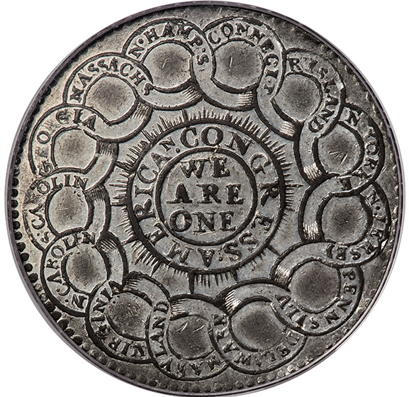 Picture of 1776 CONTINENTAL $1 MS63