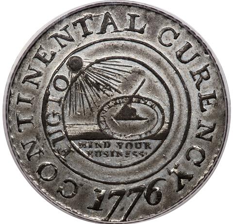 1776 CONTINENTAL $1 MS63 1776 CONTINENTAL $1 MS63