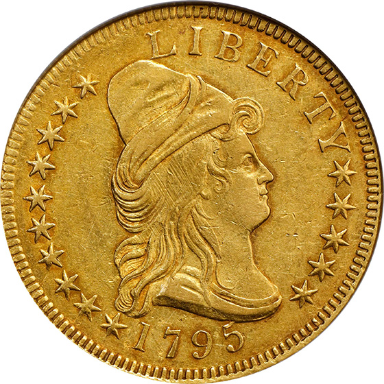 Picture of 1795 DRAPED BUST $10 MS55