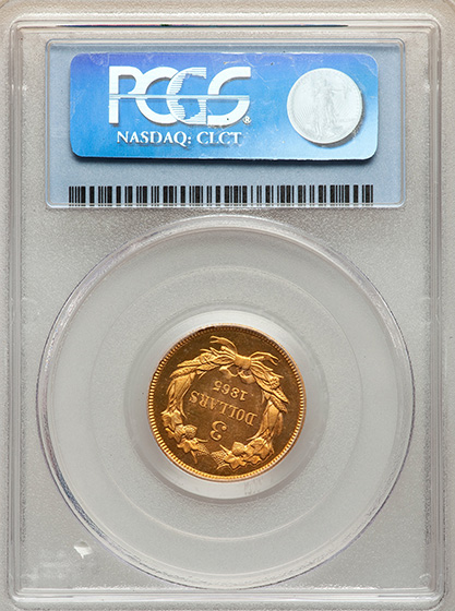Picture of 1865 INDIAN PRINCESS $3 PR65 CAM