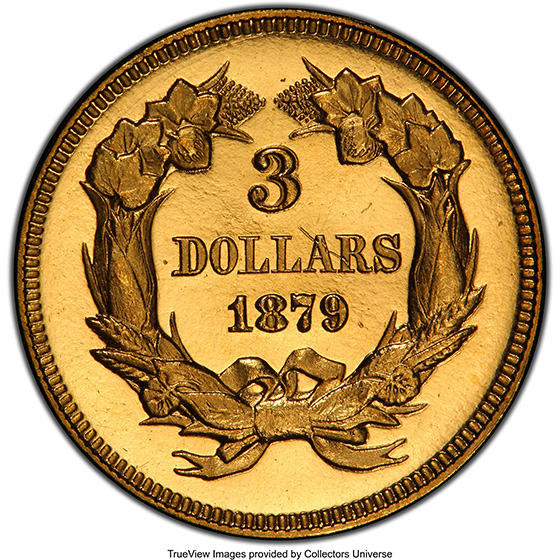 Picture of 1879 INDIAN PRINCESS $3 PR65 DCAM