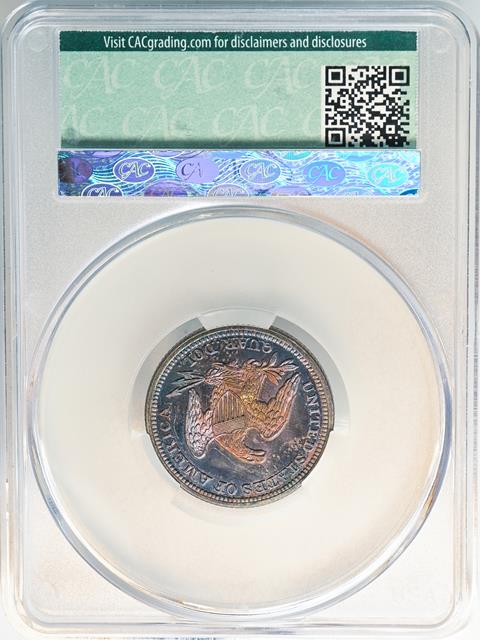 Picture of 1850 LIBERTY SEATED 25C MS67