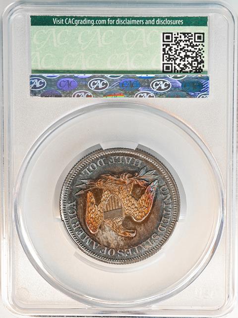 Picture of 1857 LIBERTY SEATED 50C PR66+