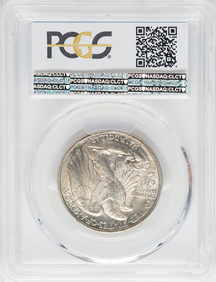 Picture of 1919-D WALKING LIBERTY 50C MS64+