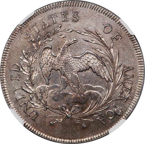 Picture of 1796 DRAPED BUST $1 MS62