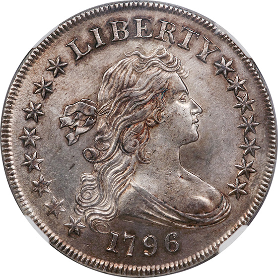 Picture of 1796 DRAPED BUST $1 MS62