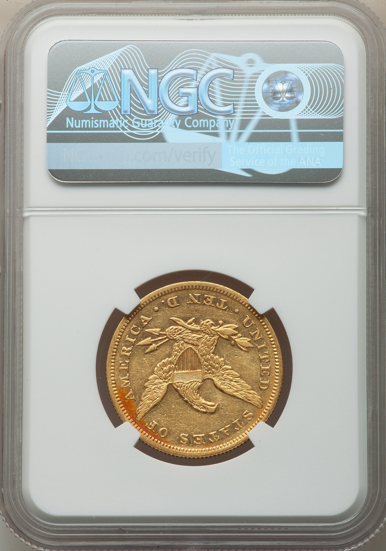 Picture of 1864 LIBERTY HEAD $10 MS55