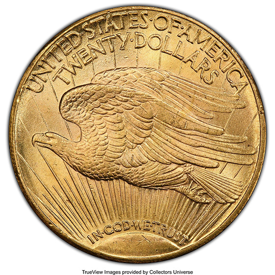 1924-S ST. GAUDENS $20 MS64