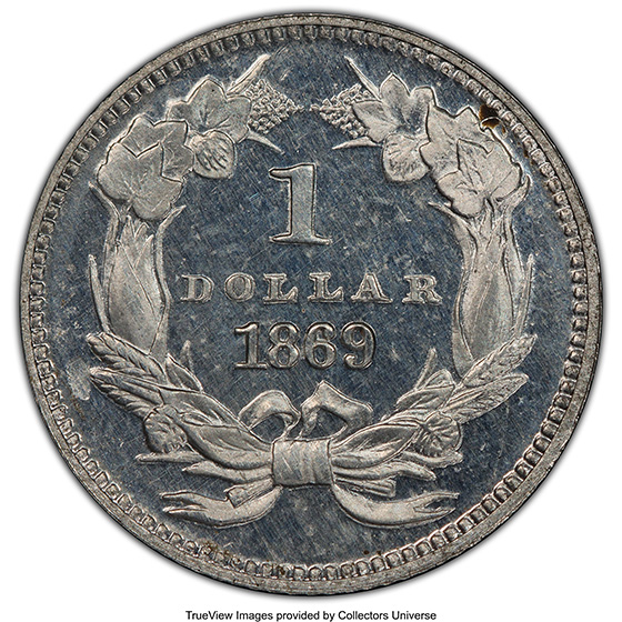 Picture of 1869 G$1 J-767 PR66+