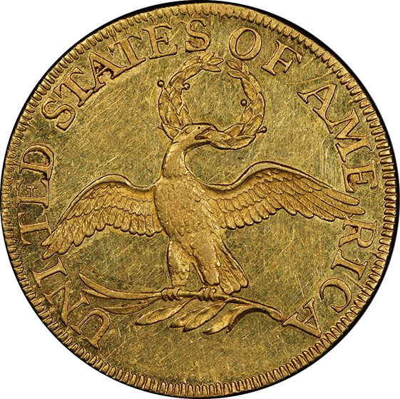 1795 DRAPED BUST $5 MS62