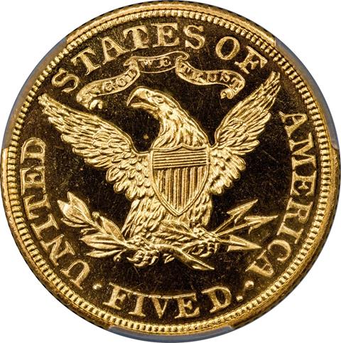 1901 LIBERTY $5 PR65+ CAM