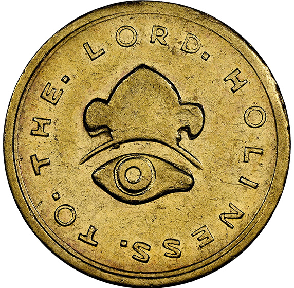 Picture of 1849 MORMON GOLD (UTAH) $5 MS45 AU
