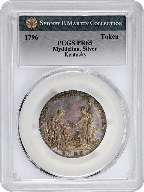 Picture of 1796 MYDDELTON, SILVER TOKEN PR65