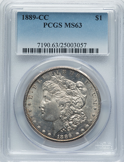 Picture of 1889-CC MORGAN S$1 MS63