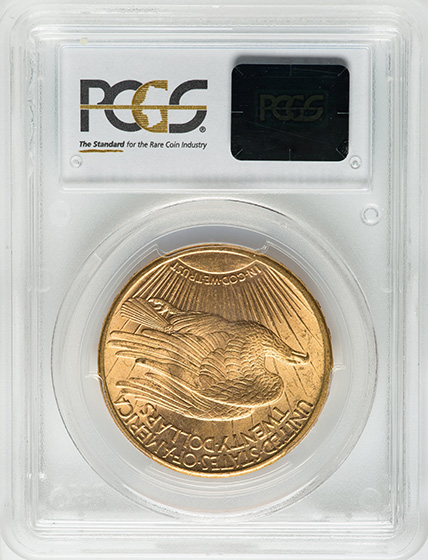 Picture of 1913-S ST. GAUDENS $20 MS65
