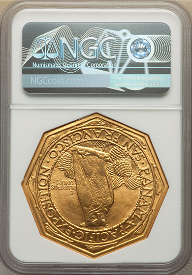 Picture of 1915-S GOLD $50 MS66