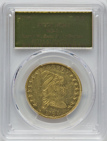 Picture of 1796 DRAPED BUST $10 MS61
