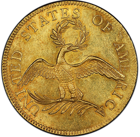 Picture of 1795 DRAPED BUST $10 MS62+