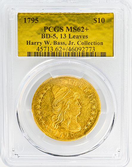 Picture of 1795 DRAPED BUST $10 MS62+