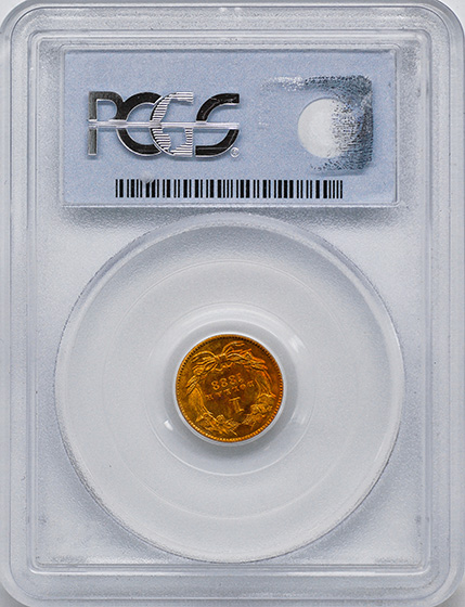 Picture of 1888 GOLD G$1, TYPE 3 MS68 