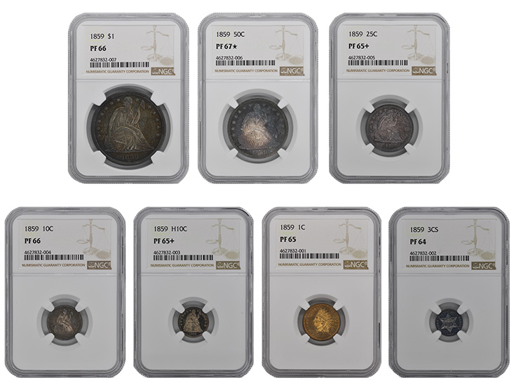 Picture of 1859 PROOF SET PRRA 