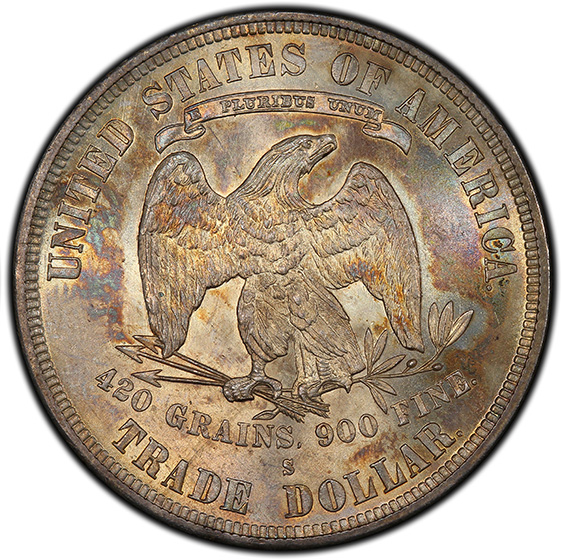 Picture of 1877-S TRADE T$1 MS65 