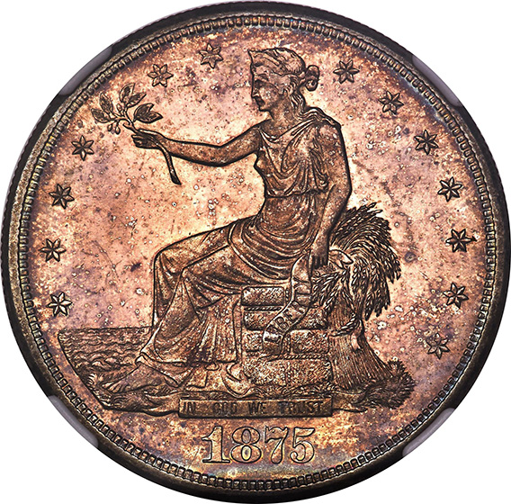 Picture of 1875-S/CC TRADE T$1 MS64