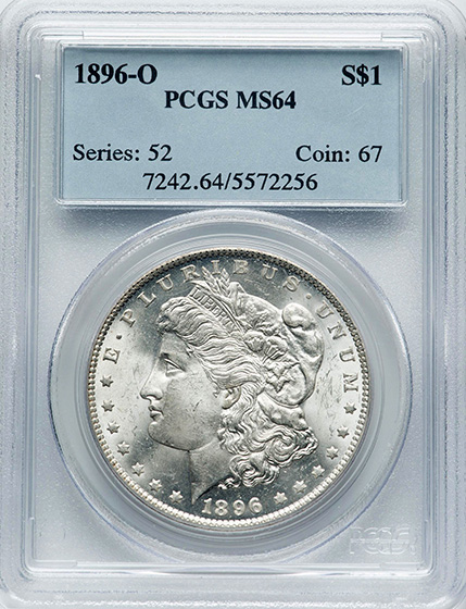 Picture of 1896-O MORGAN S$1 MS64