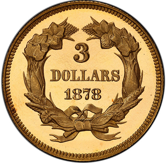 1878 INDIAN PRINCESS $3 PR66 DCAM