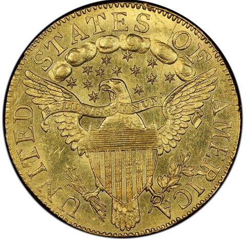 1798 DRAPED BUST $5 MS62