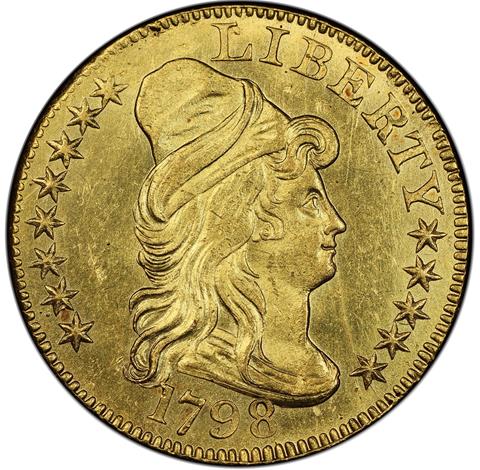 Picture of 1798 DRAPED BUST $5 MS62