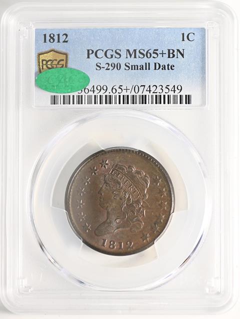 Picture of 1812 CLASSIC HEAD 1C MS65+ BN