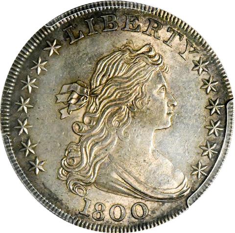 Picture of 1800 DRAPED BUST $1 MS62